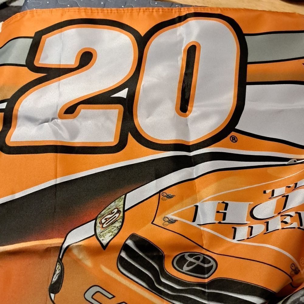 Joey Logano Home Depot #20 racing flag 5 x 3 - Picture 3 of 6